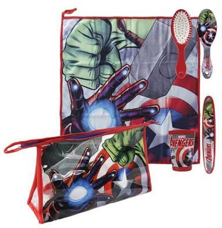 Avengers Toilettas Kind – Gevuld – Reis Set – 5-delig – Marvel