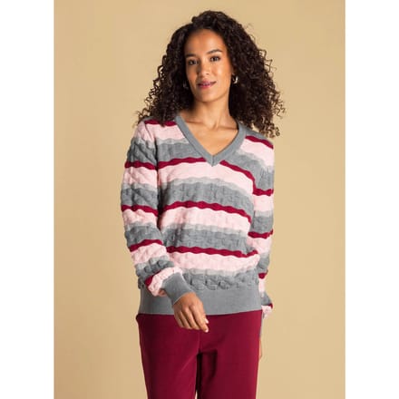 IVY BEAU Annalina Tops - Dark Grey/Multi-Colo - maat 42
