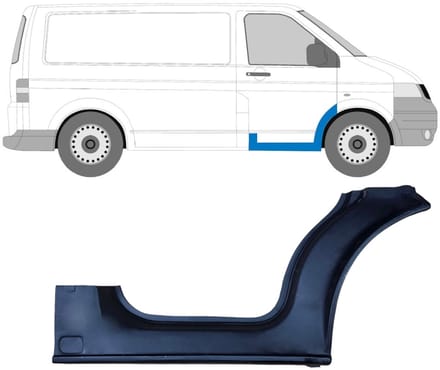 Reparatie dorpel voorste deuren voor Volkswagen Transporter T5 2003-2015