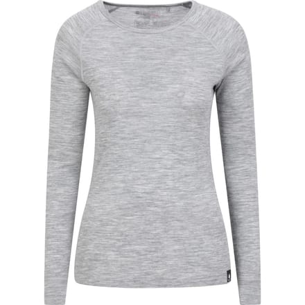 Mountain Warehouse Dames/Dames Merino II Thermo Top (Lichtgrijs)