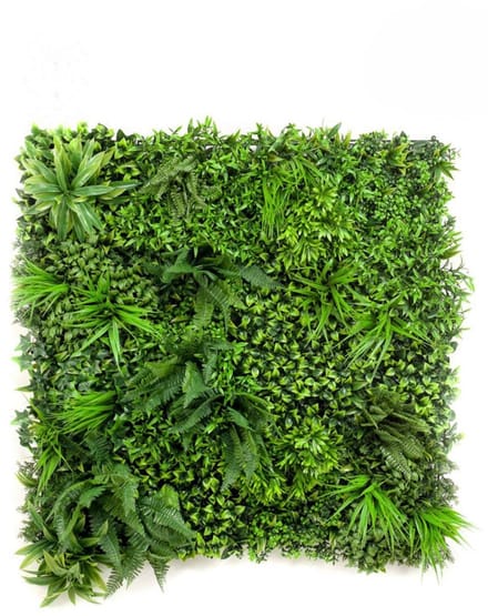 Emerald - Kunst Plantenwand Forest UV 100x100cm - Kunstplant voor binnen
