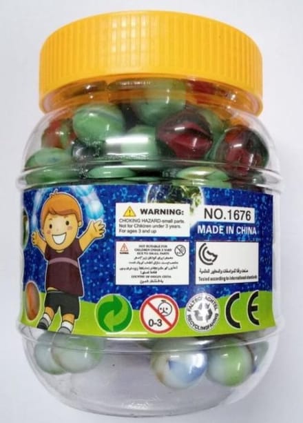 Knikkers in ton