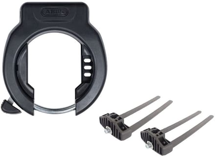 Abus Amparo 4750L ART2 ringslot met bevestiging set - Zwart
