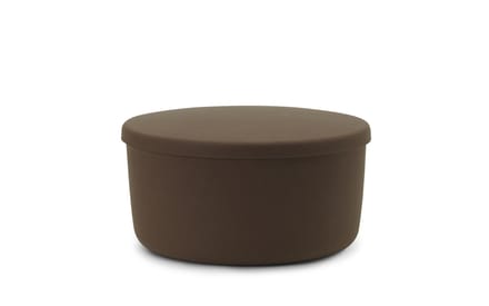Normann Copenhagen Hide Storage Poef - brown - large