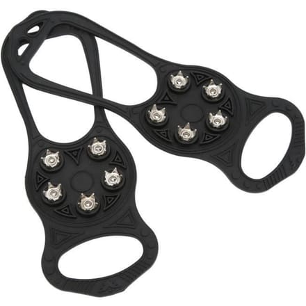 Antislipschoenen - Dilwe - Sneeuwgrip - 5 tanden - Draagbaar - Wintersport black