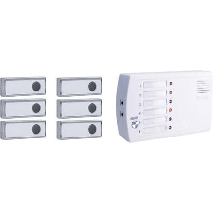 m-e modern-electronics FRS-106.1 Draadloos belsysteem voor Draadloze deurbel