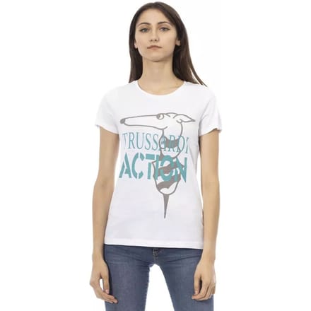 Casual Korte Mouwen T-shirt Greyhound Graphic Tee
