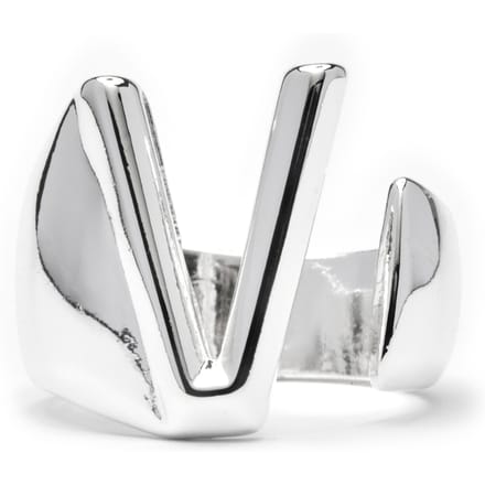 Luxenter Ring met zilveren afwerking - Alphabet