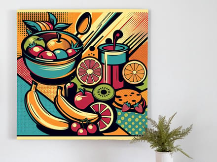 Kunstprint | Wanddecoratie | Dibond | 100 × 100 cm