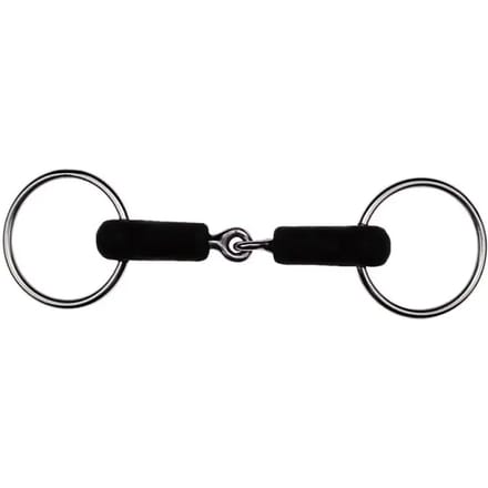 2 ring gebroken rubberen paardenbit Feeling