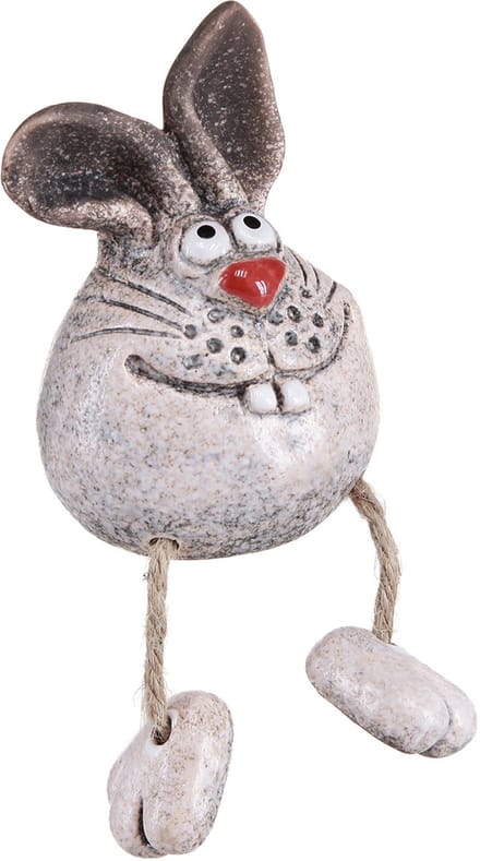 Decoratief konijnenrandkrukje konijntje 6,5×7×9,5cm 3 st, 3 Stück