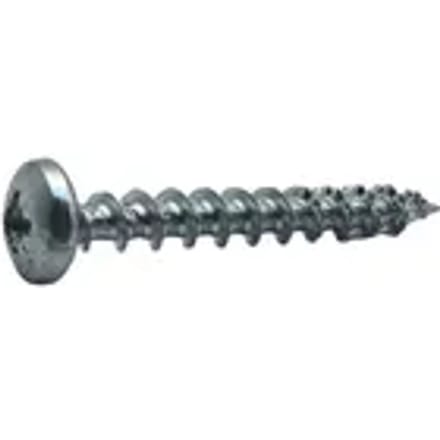 Sencys Universele Schroef Gegalvaniseerd Ronde Kop Pozi - 5x40mm - 15 Stuks
