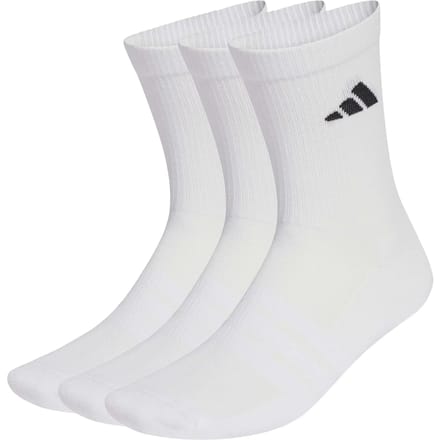 adidas Essentials Crew 3P Tennissokken Unisex-wit, zwart