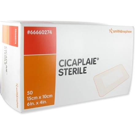 Cicaplaie Verb Steriel 15,0cmx10cm 50 66660274