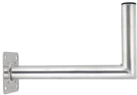 Aluminium wandhouder 45 cm voor satellietschotel en antennes