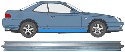 Reparatie dorpel voor Honda Prelude 1996-2001 / Rechts