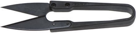 Draadschaar - stofschaartje - draadknipper - zwart - 10,5 cm