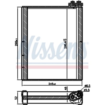 Verdamper, airconditioning NISSENS 92368