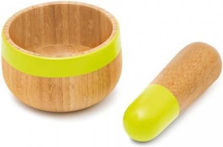 Pebbly Bamboe Vijzel - inclusief Stamper - Groen