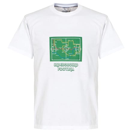 Underground Football T-Shirt - White - XXL