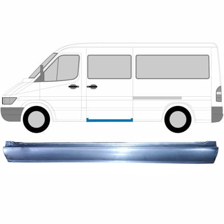 Schuifdeur dorpel reparatiepanel voor Mercedes Sprinter 1995-2006