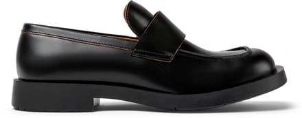 Leather Loafer Casual Style - Black