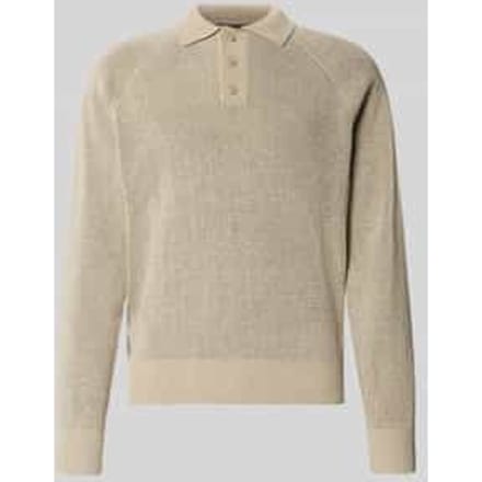Gebreide pullover met polokraag