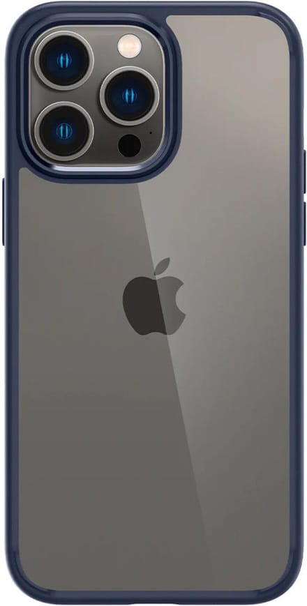 Armor Back Cover Transparant Blauw Hoesje Geschikt voor Apple iPhone 15 Pro Max