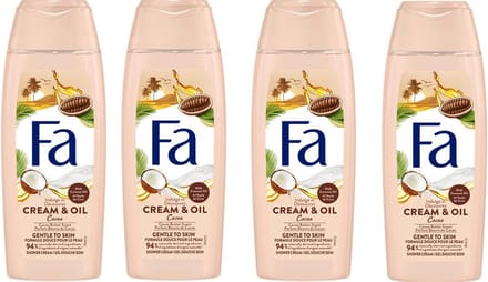 Fa Douchegel - Cream & Oil - Cacaobutter & Coco Oil - 4 x 250 ml
