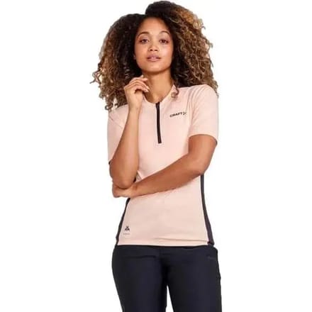 Craft Core Offroad Korte Mouw Wielertrui Roze S Vrouw