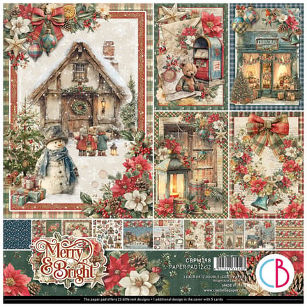 Ciao Bella scrapbook papier "Merry & Bright"