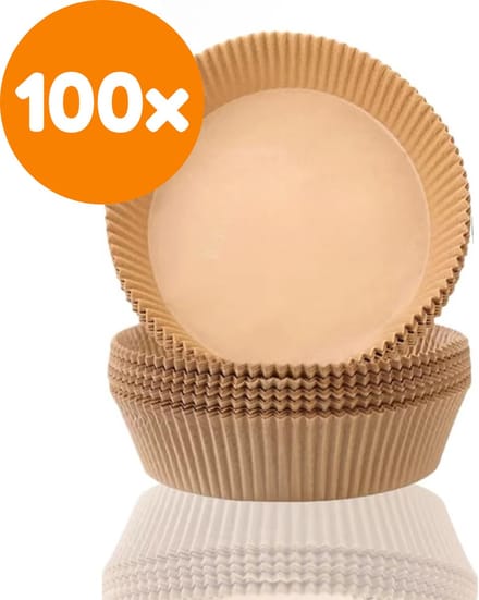 Luxevo Airfryer Bakpapier - 100 Stuks - ⌀20cm