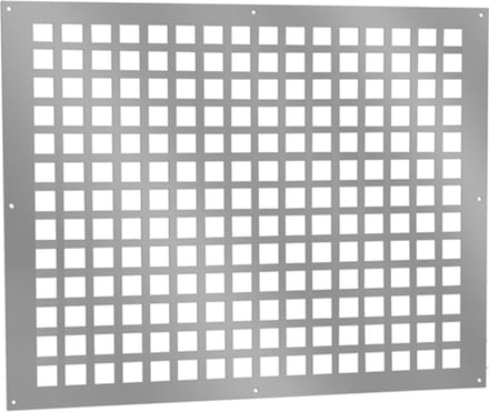 ALU ventilatieplaat 500x400mm