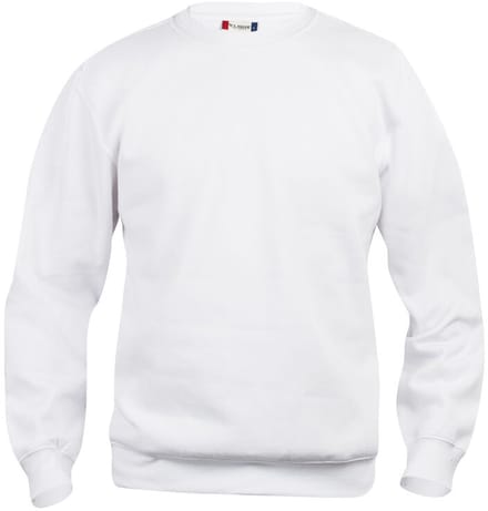 Clique Basic Roundneck 021030 - Wit - M