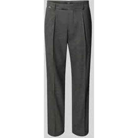 Regular fit stoffen broek met persplooien model 'CiSalto'