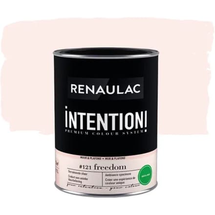 Renaulac Intention Muurverf - Extra Mat - Freedom - 1l
