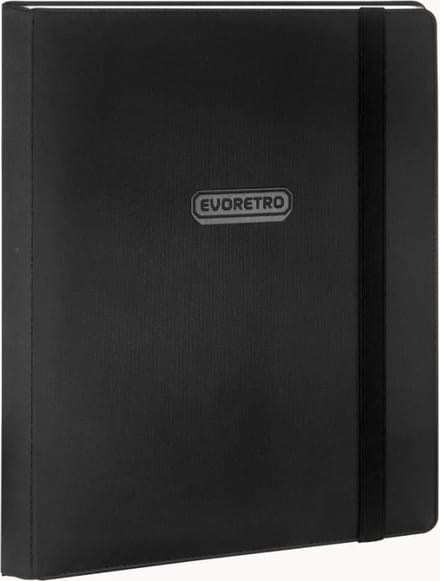 EVORETRO - Regular Card Binder 9 pocket voor 360 cards met elastiek - Zwart