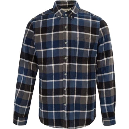 Firetrap Geruit herenoverhemd (Blauw/Zwart)