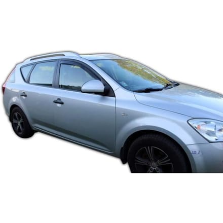 Déflecteurs d'Air - JJ AUTOMOTIVE - Kia Ceed 5P 2007-2011 - Fumé - 2pcs - Installation facile