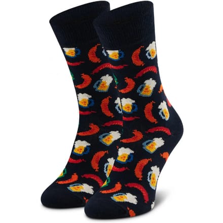 Happy Socks Beer and Sausage Sock - Unisex - Maat: 36 - 40