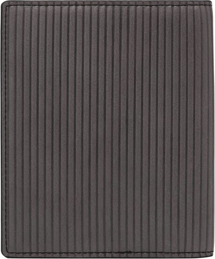FOSSIL Leren Identiteitskaarthoesje Passport Holder Lead Gray Grijs