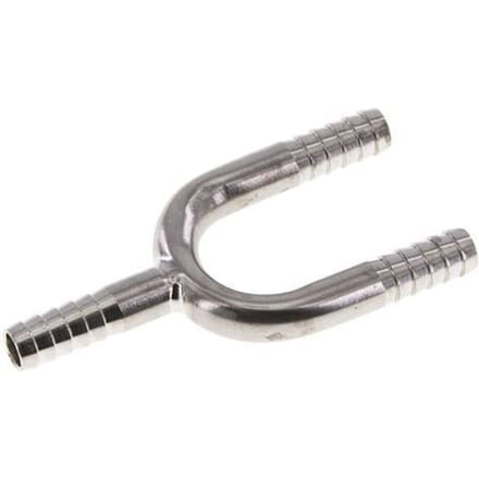 6 mm RVS 1.4301 Y-Slangkoppeling