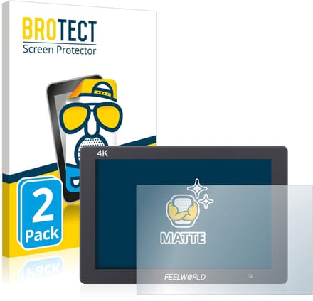 BROTECT - Screenprotector voor Feelworld T7 7" - Folie Beschermfolie matte 2 Stuks