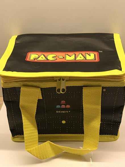Kleine lunch/sixpack koeltas - Pac-man print -  21 x 16 cm - 4,7 L