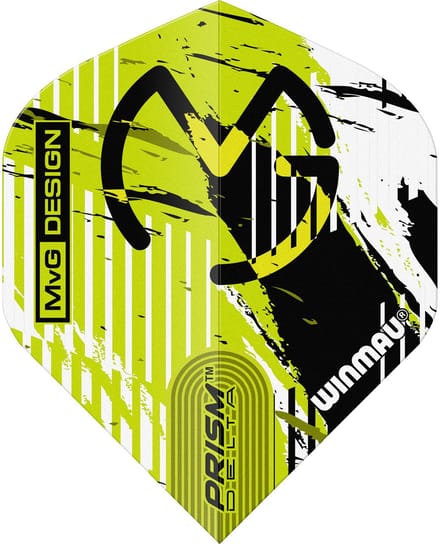 Winmau Prism Delta MVG Design Green/White/Black - Dart Flights