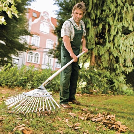 FLORA Bladhark werkbreedte 450 mm staal verzinkt vast - 2777