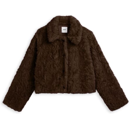 Summum Jacket Soft Faux Fur Jackets Donkerbruin 1s1320-12525