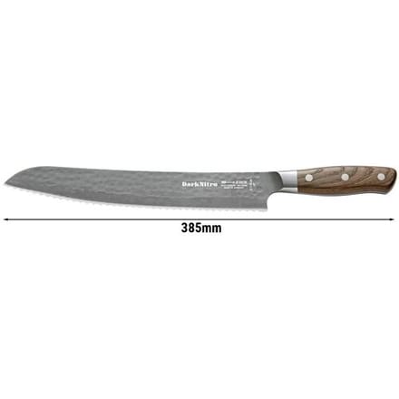 F. DICK DarkNitro - Broodmes - met gekartelde rand - Mes: 260mm
