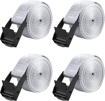 Robuuste Ratel Spanbanden Set - 4 Stuks, 3 Meter Lengte