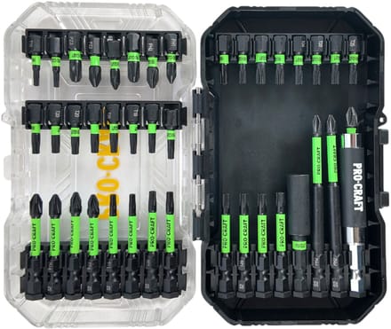 Procraft IBS-41 slagmoersleutelbitset 41-delig S2-staal Phillips / Pozidriv / Torx